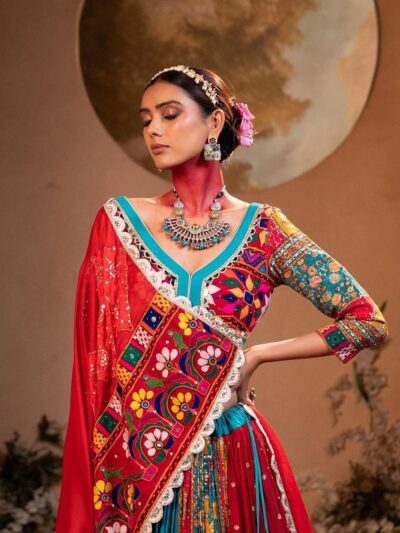 navratri special designer printed lehenga choli