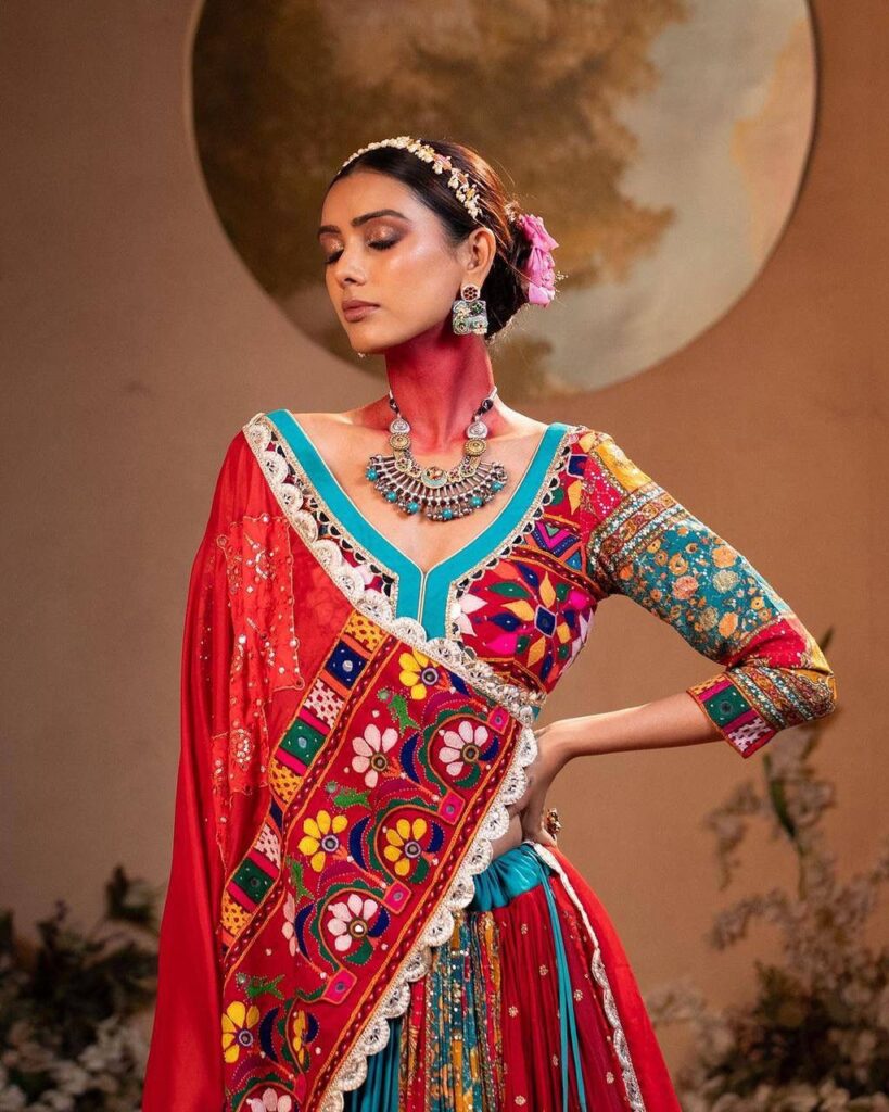 navratri special designer printed lehenga choli