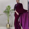 premium 9000 velvet saree