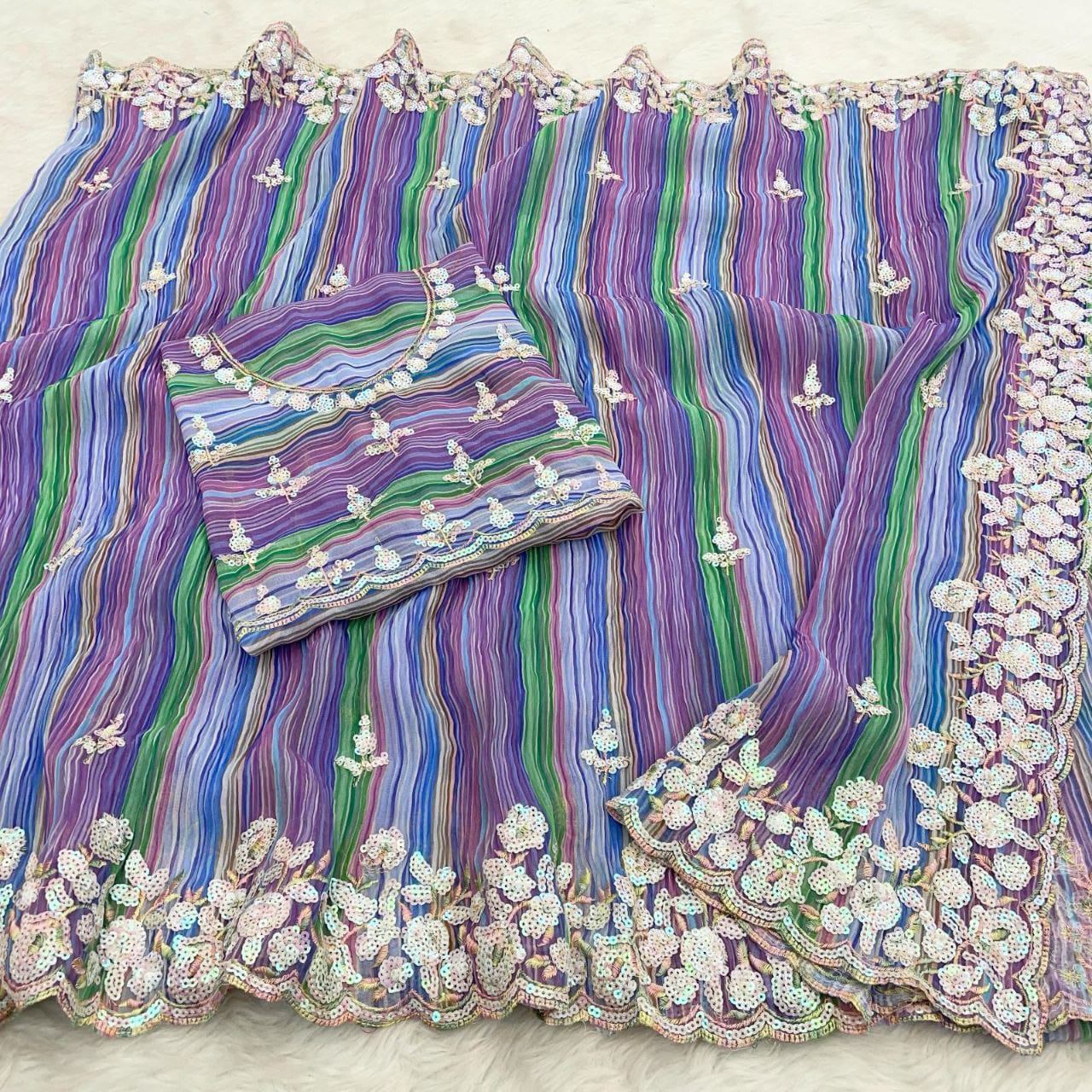 designer sequence work saree designer sequence work saree