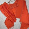 dhoti style with srug and choli