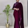 premium 9000 velvet saree