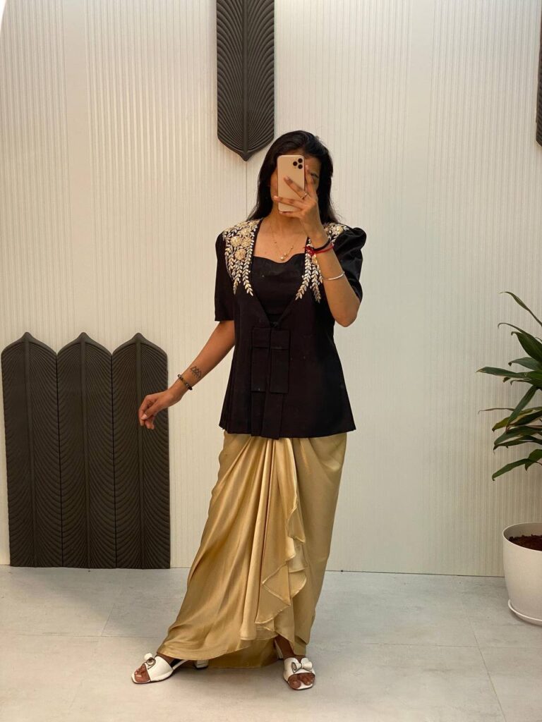 three piece western outfit for trendy wedding season 😍