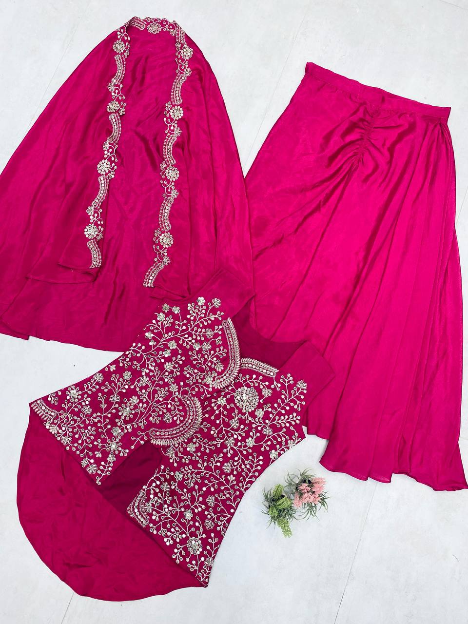 three piece indo western ready ato wear dhoti with long blouse and koti 😍 three piece indo western ready ato wear dhoti with long blouse and koti 😍