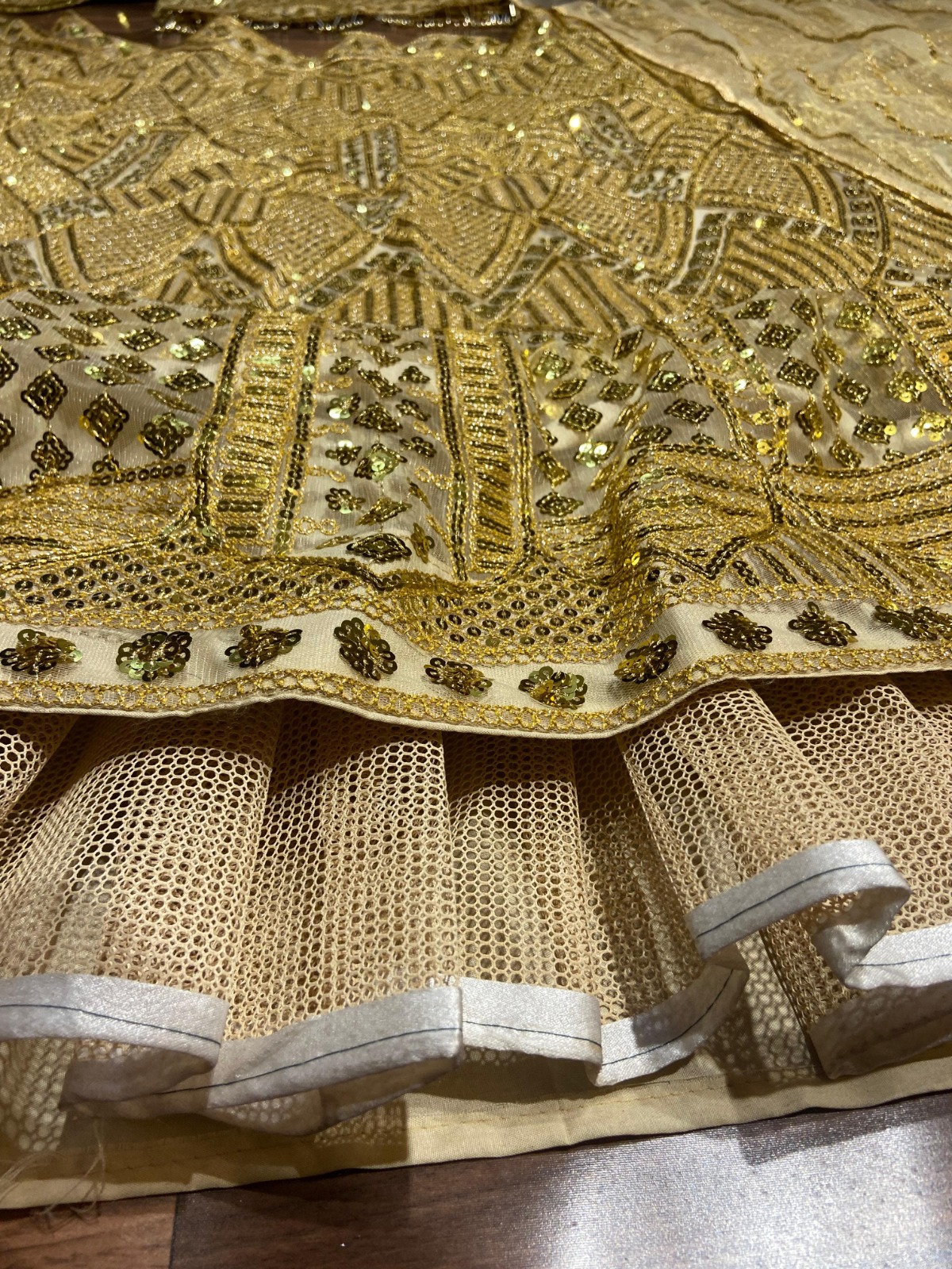 dreamex designer soft net lehenga with heavy sequin embroidery & feather lace dupatta dreamex designer soft net lehenga with heavy sequin embroidery & feather lace dupatta