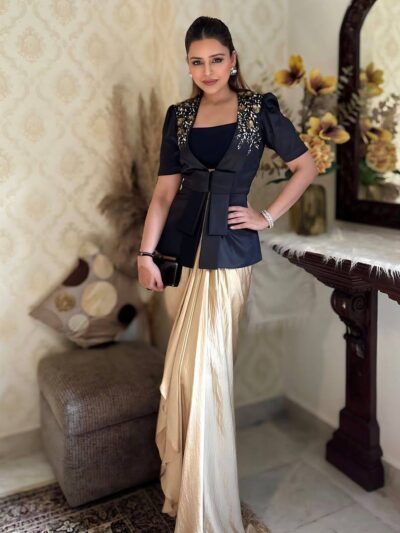 three piece western outfit for trendy wedding season 😍