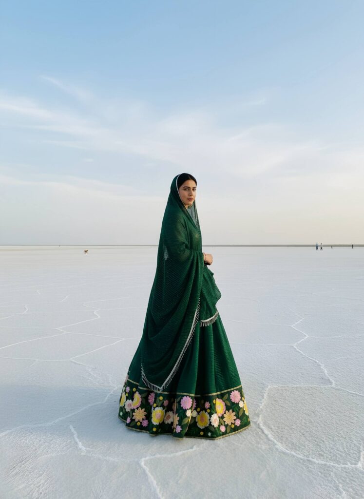 orange designer lehenga choli with crosek & thread embroidery | festive & party wear