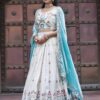 pure tissue silk festival lehenga choli with heavy embroidery