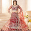 butterfly net designer lehenga choli with sequins jari work