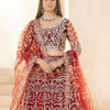 butterfly net designer lehenga choli with sequins jari work