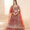 butterfly net designer lehenga choli with sequins jari work
