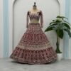 butterfly net designer lehenga choli with sequins jari work