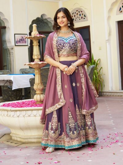 shree ram creation wedding lehenga choli with heavy embroidery & sequins