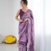 printed heavy georgette silk saree with mirror work border | netra fashion