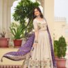 festival wear tissue silk lehenga choli with heavy embroidery