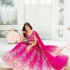 designer pink embroidered lehenga choli with dupatta
